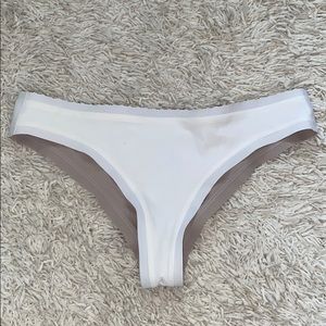 White Lululemon bikini bottom